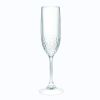 Tritan Lexington Plastic Champagne Flutes Set of 4 (6oz), Unbreakable Mimosa Glasses Plastic Champagne Glasses, Wedding Champagne Flutes