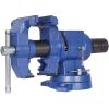 5" Multi-jaw Rotating Bench Vise ,Multipurpose Vise Bench,360-Degree Rotation Clamp on Vise with Swivel Base and Head ,5inch blue