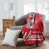 Wisconsin OFFICIAL NCAA "Signature" Raschel Throw Blanket