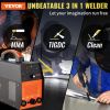 VEVOR TIG Welder 3 in 1, 110V High Frequency TIG/Stick/Clean Welding Machine w/IGBT Inverter, 155Amp Digital Arc Welder