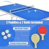 60 Inch Portable Tennis Ping Pong Folding Table with Accessories