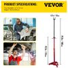 VEVOR Underhoist Stand 3/4 Ton Capacity Pole Jack Heavy Duty Jack Stand Car Support Jack Lifting from 1.1 m to 1.8 m, Triangular Base, Two Wheels, Eas