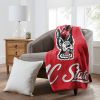 NC State OFFICIAL NCAA "Signature" Raschel Throw Blanket