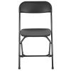 Hercules‚Ñ¢ Series Plastic Folding Chair - Black - 650LB Weight Capacity Comfortable Event Chair - Lightweight Folding Chair -