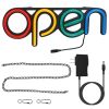 Neon Open Sign Light 15.75x6in Business Store Caf√© Restaurant Bar Lighting