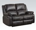 ACME Zuriel Loveseat (Motion) in Black PU 52286