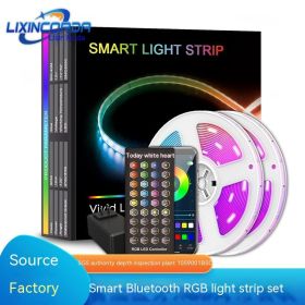 Bluetooth Intelligent Decorative Atmosphere Light Strip (Option: 75 M 135 Light IP20-40 Button American Standard)