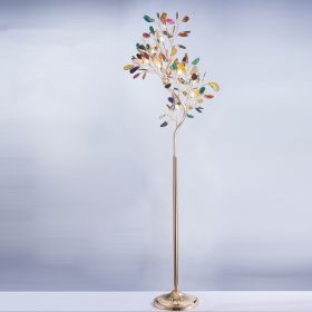 Nordic Floor Lamp Living Room Creative Agate Tree Branch Shape (Option: Sshaped floor lamp-White light)