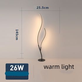 Fashion Twig Artistic Line Floor Lamp (Option: White-warm light-UK)