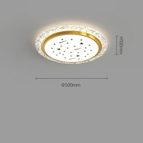 Home Creative Warm And Romantic Bedroom Lamp (Option: 8102Platinum 50CM-Apolar modulation)