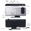 FM Radio LED Digital Smart Alarm Clock Watch Table Electronic Desktop Clocks USB Wake Up Clock with 180¬∞ Time Projection Snooze