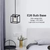 Adjustable Metal Hanging Lamp Cage For Kitchen