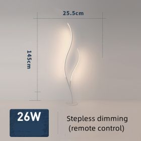 Fashion Twig Artistic Line Floor Lamp (Option: White-Stepless dimming-UK)